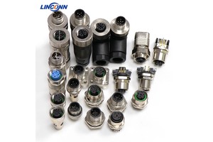 M12A1 Circular Copper Injection Molded Plug Unshielded Wire Harness Aviation Plug IP67 Rated DIN Type Power Wire Connections