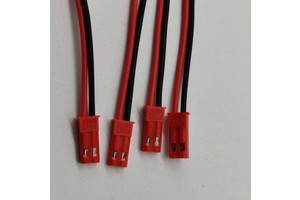 Custom 2-4 Pin Molex Wire Cable Assembly with Nylon Insulation | JST Electronic Cable Harness Connector