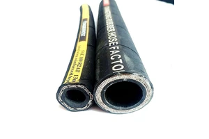 Construction Machinery Steel Wire Reinforced Fuel Oil Resistant Nitrile High Quality Rubber Hydraulic Hose Manufacture