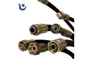 Zhonglin Oil Resistant High-pressure Steel Wire Rubber Hose Assembly Chemical Resistant Corrosion-resistant Flange Connectivity