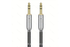 High Purity 6.35 mm TRS Stereo Audio Cable Male to Male 6.35mm 1/4 Inch Instrument Guitar Cable for Electric Guitar