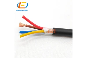 L-Y507 HIGH FLEXIBLE DRAG CHAIN POWER CABLE 0.5/0.75/1/1.5/2.5mm2 Wear Resistant Crane 3 Core Flex Cable 2.5 mm