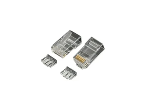 EXW High Quality Cat6A RJ45 Connector Plug Shielded RJ45 Modular Plug