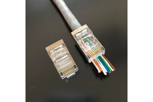 Hot Sale Easy Assembly Pass Through RJ45 8P8C Cat6 FTP EZ Connector Plug
