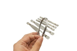 Copper Silver Plated Shielding 6mm2 Flat Copper Braided Wire Electrical Shunt Wire
