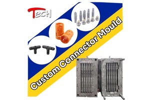 Custom M10 12 16 20 Connector Adaptor Injection Mold Nylon PEEK Plastic Waterproof Electrical Cable Terminal Aerospace ISO9001