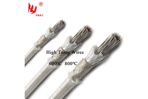 High Temperature 18 Gauge Nickel MGT Cable 600V 550C(mica & Fiberglass)