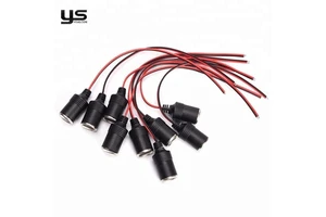 Custom OEM Automotive Cigarette Lighter Female Plug Wiring Harness for Car Truck RV Motorcycle 12V DC Aluminum Conductor Power