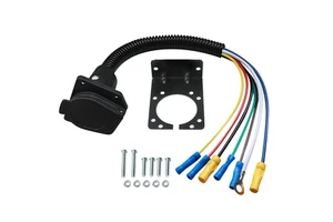 Trailer Harness 7-pin RV Socket Connection Cable Multifunctional Car Truck Rear Extension Plug Power Cord Kebaolong P1-4