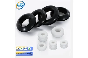 Rubber Parts Manufacturer | Custom Silicone/NBR Rubber Insulated Wires, Flame-retardant Rubber Protective Cables Grommet