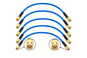 Factory Supply SMA Male to Male Plug Semiflex .086" .141" Semiflex Cable RG141 RG 402 RF Semi Flexible 402 Coax Coaxial Assembly