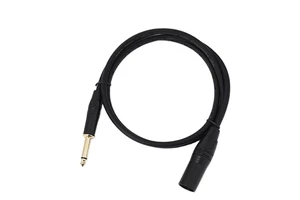 OEM Factory 6.5 Mono Male to XLR Male Guitar Cable 6.35mm 635 65 Mono Metal Gold Plated Cable