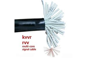 Highly Flexible Stable Conductivity KVVR/RVV-8/10/12*1.0 Mm² Flexible Control Cable, for Internal Wiring in Control Cabinets