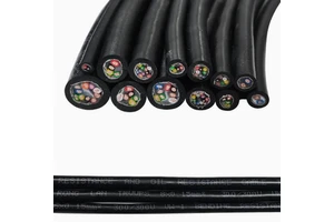 PUR Sheath High Flexible Shielded Wire 2-20cores 20 22 18 AWG 0.5mm Bending Resistant Acid and Alkali Resistant Drag Chain Cable