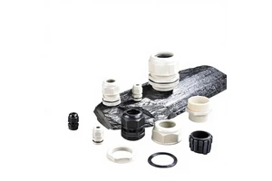 Factory-Direct WZCHDA-MG12 MG12 Plastic/Nylon Cable Connector Gland with External Thread for 4.58 mm Cables Cable Sealing