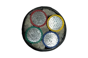 0.6/1kV Aluminum Power Cable 4 Core Flame Retardant for Construction