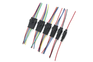 1Pin/6Pin Waterproof Connector HID Male and Female Car Connector Cable Plug