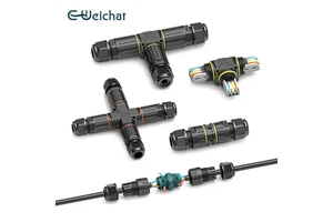 E-WeiChat Hot Selling Outdoor Cable Electrical Underwater Quick 2pin 3pin 4pin 5pin Ip68 Waterproof Connector