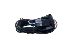 Motorcycle LED Fog Light Switch 1 to 2 Wiring Harness Off-road Fog Light Left and Right Wiring Relay Intelligent Wiring Harness