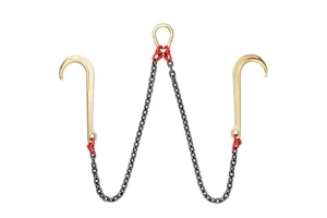 DHR6006 Heavy-Duty 70/43 Zinc Finish Alloy Steel Welded Chain Standard Drag Chain With Grab Hook For Car Trailer Towing Truck