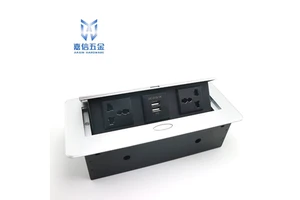 JIAXIN Office Meeting Room Furniture Multi Plug Table Socket RJ45 Universal Desktop Socket Outlet