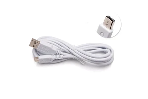3M 10FT USB Power Supply Charging Cable for WII Gamepad Wii Pad Controller & Joypad-White