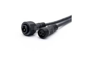 M8 2 Pin Power Cable Waterproof Magnetic Connector Male Female Connector