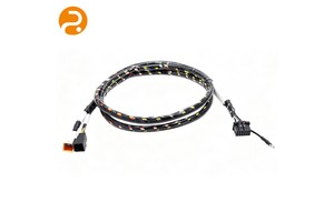 Automotive Mixed Connector Harness, Ev Conversion Wire Loom, Color Wrapped Auto Wiring Assembly New Energy Vehicle Control Cable