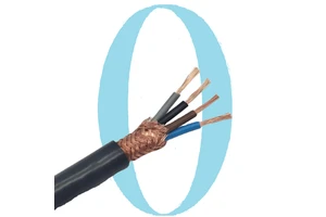 MultiCore Control Rvvp TC Braid Shielded Cable 4x1.0mm² 300V PVC Flexible EMI Protection Wire for Security Systems Communication