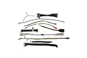 Custom Control Shielded Twisted Wire Cable Harness for Computer Variety Connectors with Internal Power Supply & Signal Control