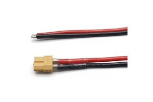 JFS 2 Pin XT30 XT60 XT90 PTFE Insulated Connector Cable Assembly 300mm Custom OEM/ODM Wiring Harness for Drone Power Systems
