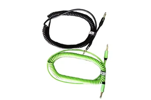 5M Colorful Coiled Electric Guitar Cable Bass Cable Spring Instrument Guitar Cable for Guitar Accessories