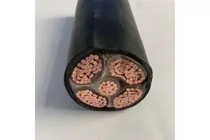 WDZ-YJY 4X185+1X95 Low Voltage Smoke Halogen-Free Copper Core Cable with XLPE Insulation Material