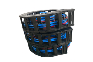Flexible Drag Chain Cable Carrier Assembly with High-Flex Bend-Resistant Wires Durable Wire Harness for CNC, Robotics