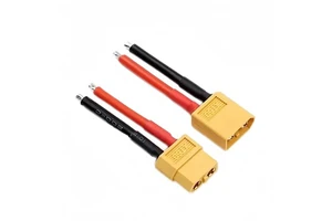 XT60 Male Female Extension Cable 30-40A Rated Current VW-1 Flame-Retardant Lithium Battery ESC Connector Energy Storage Harness