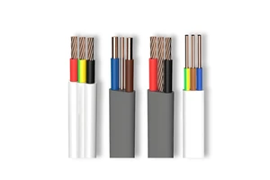 National Standard Fire-resistant Copper Core Flat Cable NH-BVVB Is Used for Building Construction