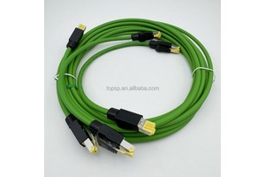 Industry Ethernet Cable TSL-PNCP-Bus0.3m Customized Wiring Harness Solution Profinet Ethercat Network Cable