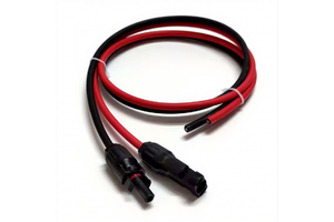 Flame-retardant Materials Solar Extension Cable 4mm² 6mm² With MC4 Connector For Portable Energy Storage