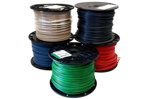 UL CSA Copper Electric Cable Wire Size AWG 4 6 8 10 12 14 Stranded Copper Wire Thhn Black