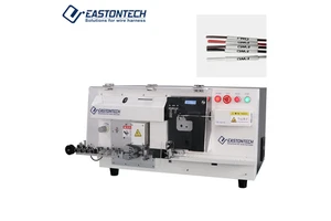 EW-1260 High Precision On Inline Wire ID Print&Label Machine Automatic Cable Cut & Strip Equipment For Wire Harness Production