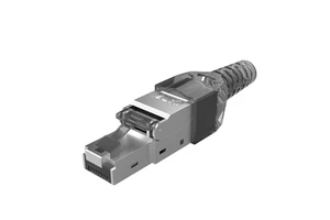 Stp Tool-less Rj45 Connector Tool-free Shielded Cat6a Cat7 Field Connection Modular Plug
