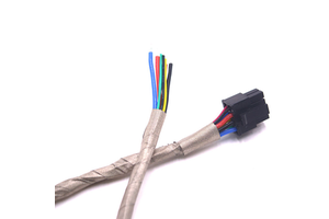 Shielded Electronic Harness UL3132#22 + MX3.0(43025)-2*4P Electronic Engine Wiring Harness 32AWG PTFE Insulated Jacket