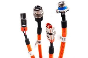 Custom 600V Solid EV Battery Wiring Harness Assembly High Voltage Power Cable for Electric Vehicles and Energy Storage Systems