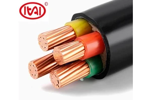 1-5 Core Industrial XLPE Insulation Stranded Copper Power Cable Flexible Medium Voltage Underground Wires PVC Jacket 0.6/1kv