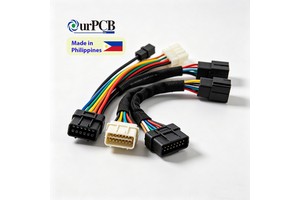 Auto Overmolded Excavator Engine Wire Harness 10 Pin Connector OEM Ford Power Cord Cable Assembly Complete for Car