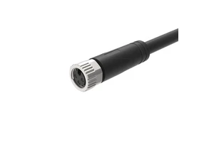 AUZ Factory Made M8 Metal Nut 3pin Connector Waterproof IP68 AC DC Connector Panel Mount Cable Connector
