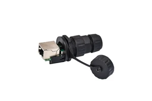 RJ45 Waterproof Connector Front Panel Mount RJ45 Socket Rj45 Connector