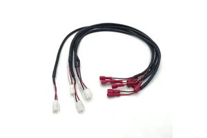 Professional Customized UL2464 Sheathed Cable With JST XH 2.54mm Pitch Connector Wire Harness Assembly With SR Strain Relief