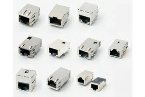 GLGNET Precision CNC Aluminum Heatsink 2-Port Shielded Non-Magnetic RJ45 Connector Phosphor Bronze Contacts RoHS ISO9001