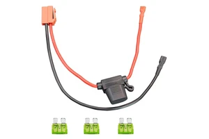 12Volt Wiring Harness Connector Replacement Wire Red 2 Pin Thread Harness Cable Power Cord